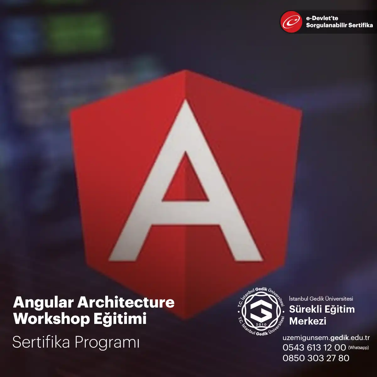 Angular Architecture Workshop Eğitimi Sertifika Programı